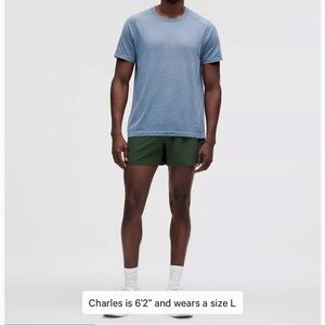 Lulu Lemon Pace Breaker Short 5 "LL Size Medium /Green